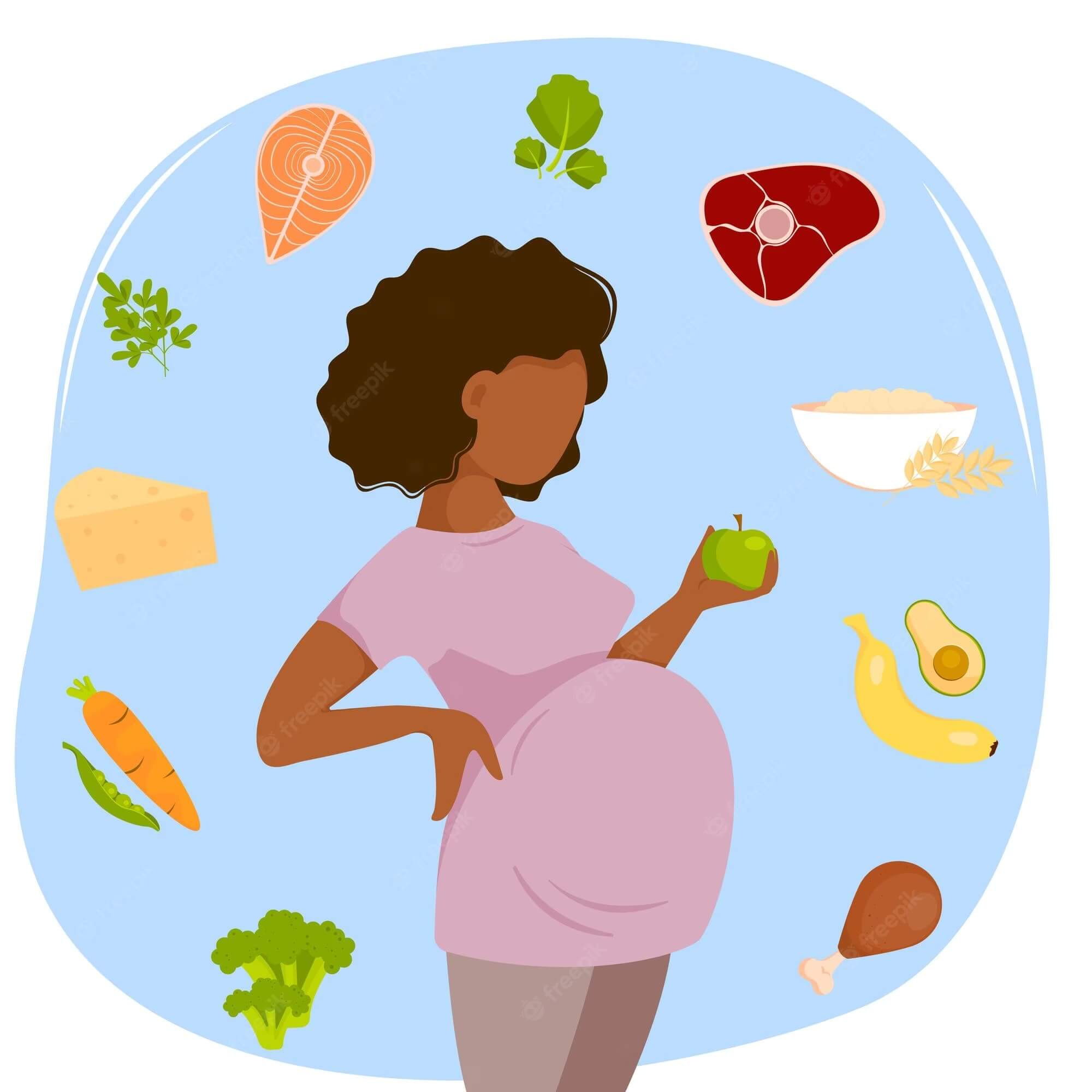 تغذیه مناسب در بارداری